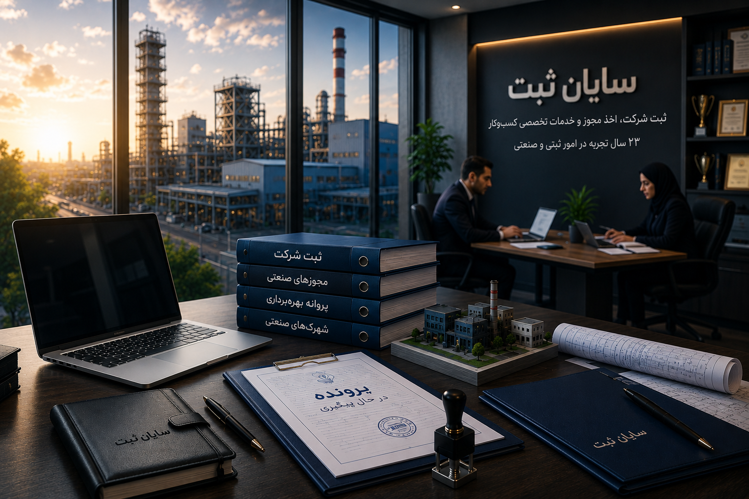 سایان ثبت .مشاوره ثبت شرکت و پیگیری پرونده‌های مجوز